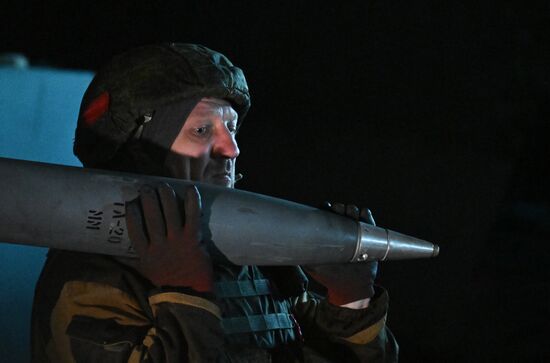 Боевая работа РСЗО "Град" группировки войск "Центр" в зоне СВО