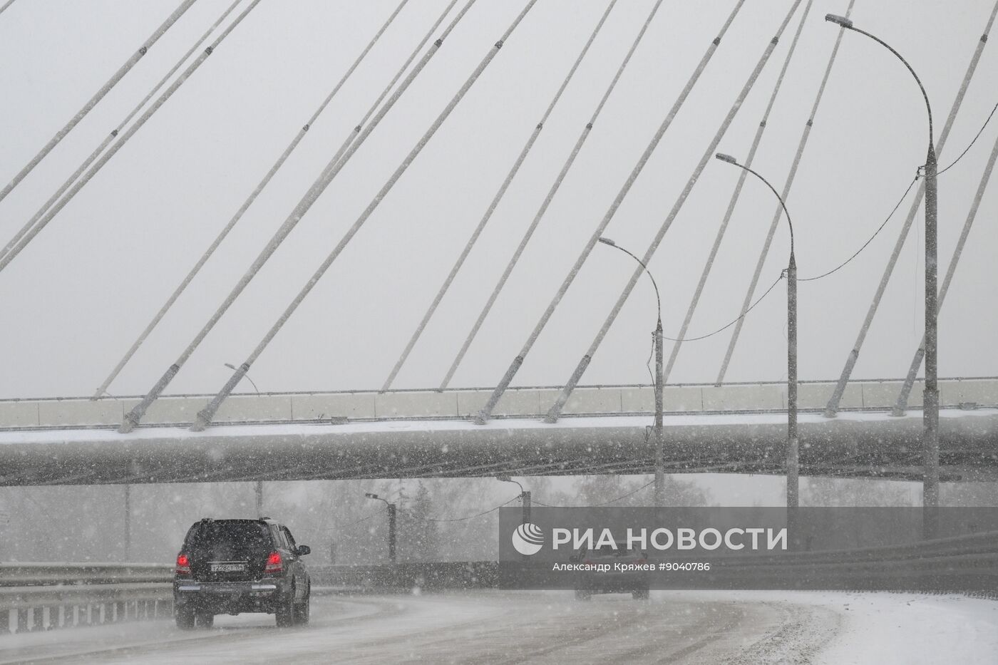 Морозная погода в Новосибирске