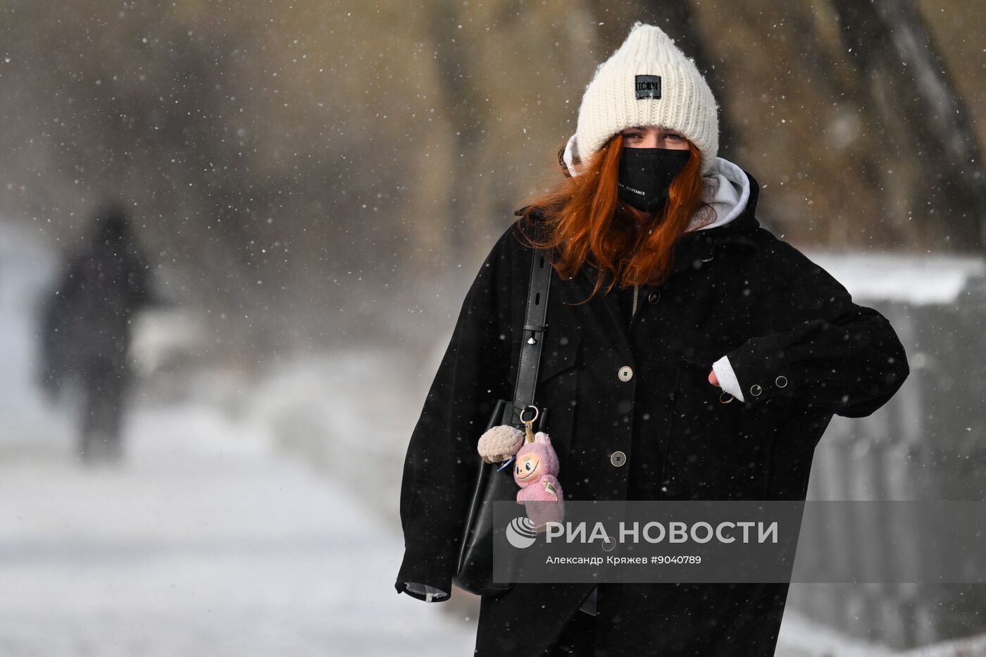 Морозная погода в Новосибирске