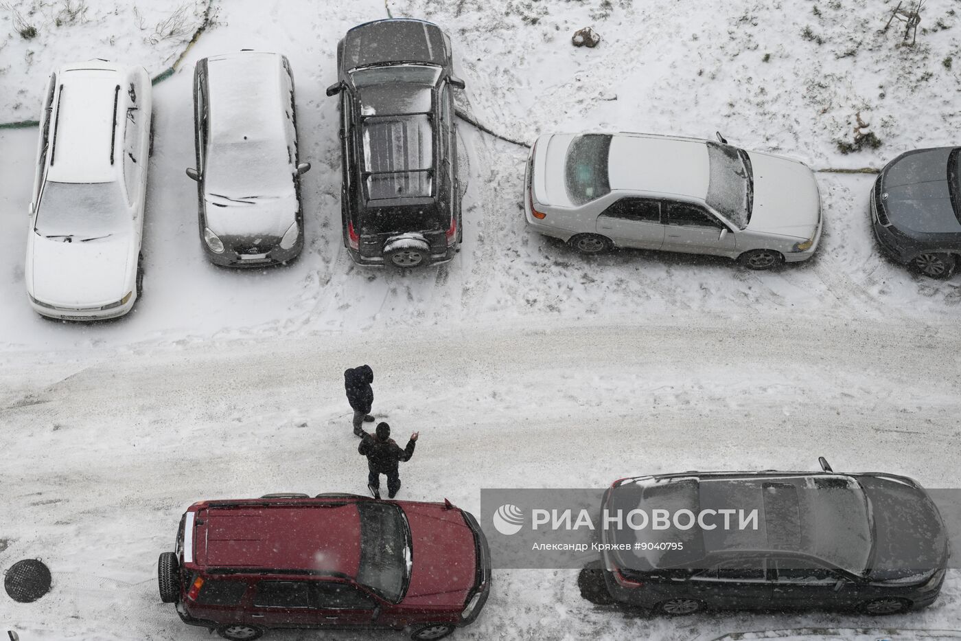 Морозная погода в Новосибирске