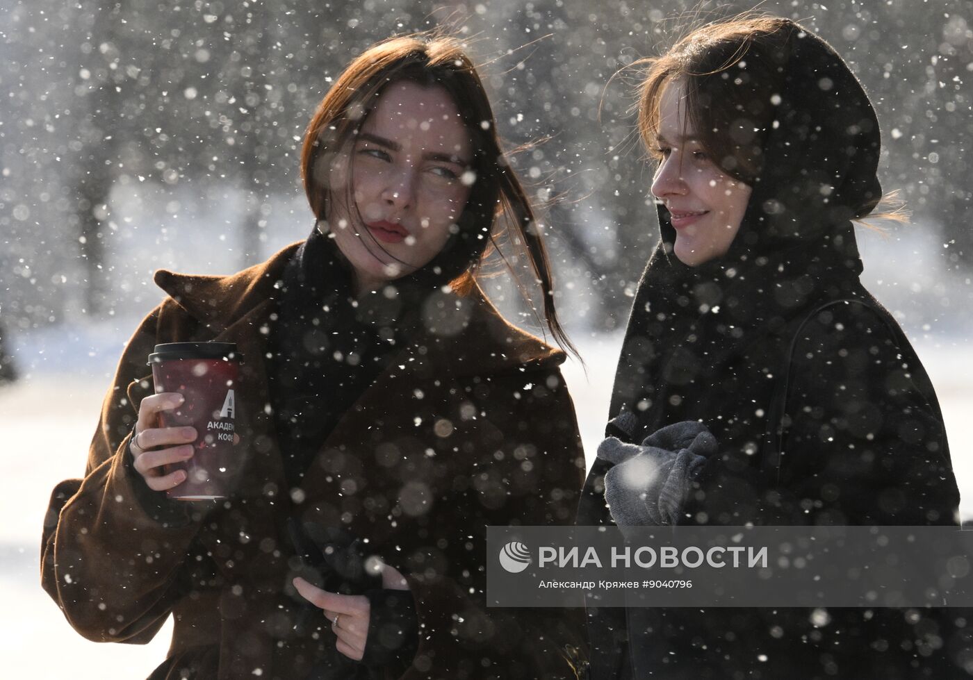 Морозная погода в Новосибирске