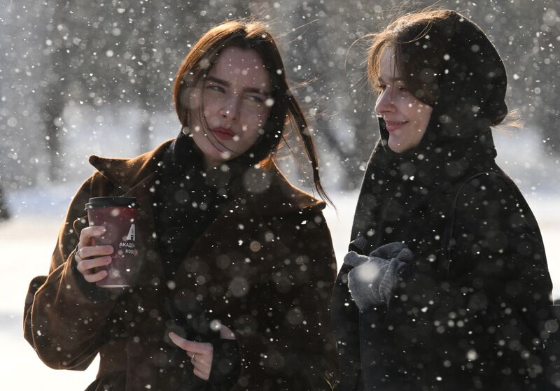 Морозная погода в Новосибирске