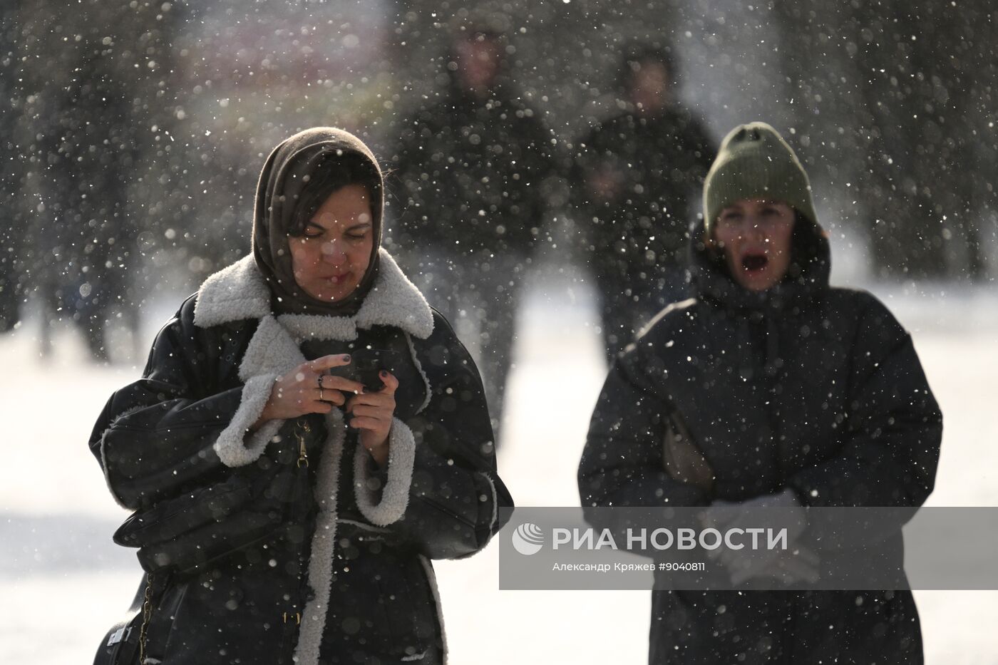Морозная погода в Новосибирске