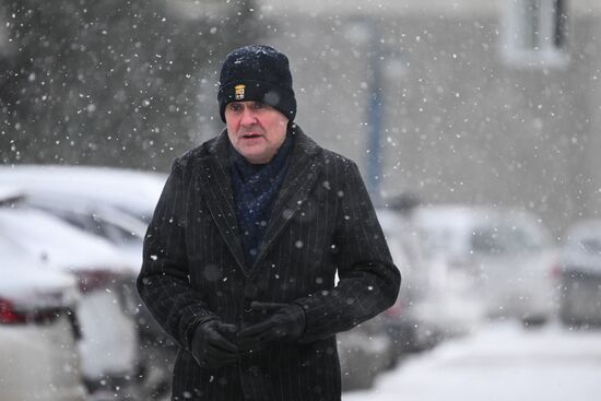 Морозная погода в Новосибирске