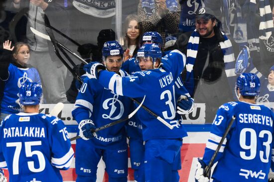 Хоккей. КХЛ. "Динамо" (Москва) – "Лада" (Тольятти)