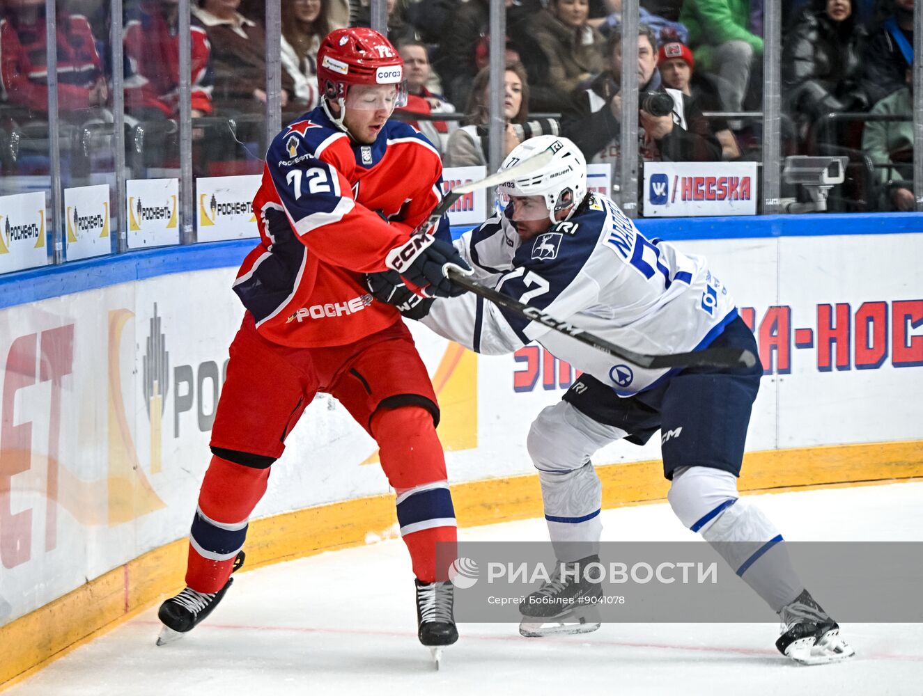 Хоккей. КХЛ. ЦСКА (Москва) - "Торпедо" (Нижний Новгород)