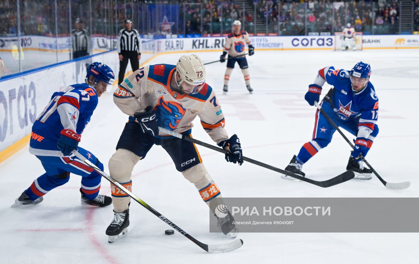 Хоккей. КХЛ. СКА (Санкт-Петербург) – "Драконы" (Шанхай)