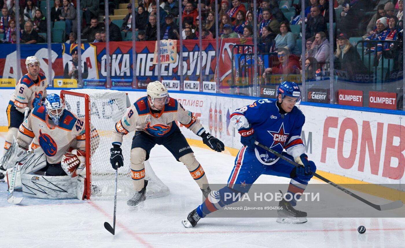 Хоккей. КХЛ. СКА (Санкт-Петербург) – "Драконы" (Шанхай)