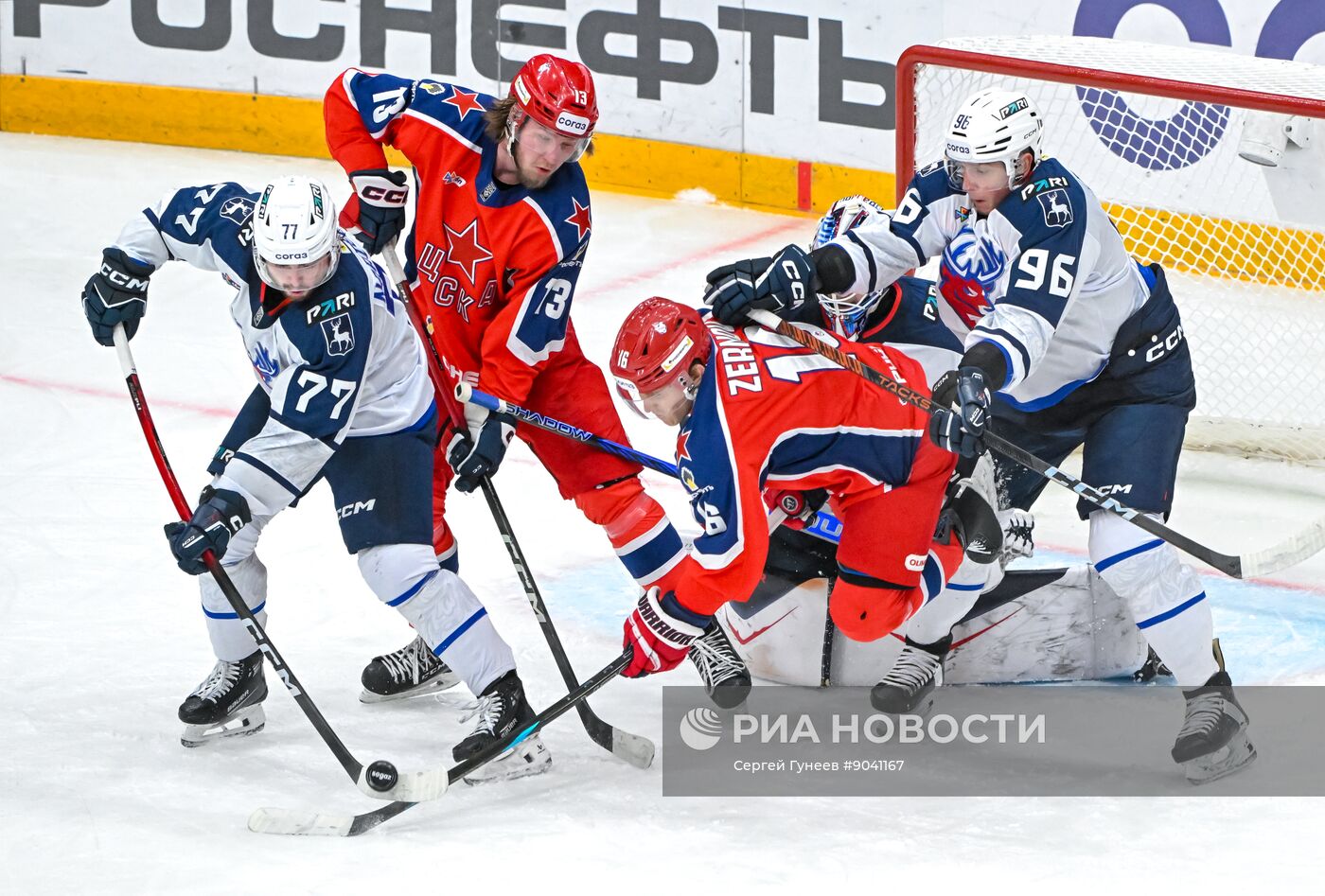 Хоккей. КХЛ. ЦСКА (Москва) - "Торпедо" (Нижний Новгород)