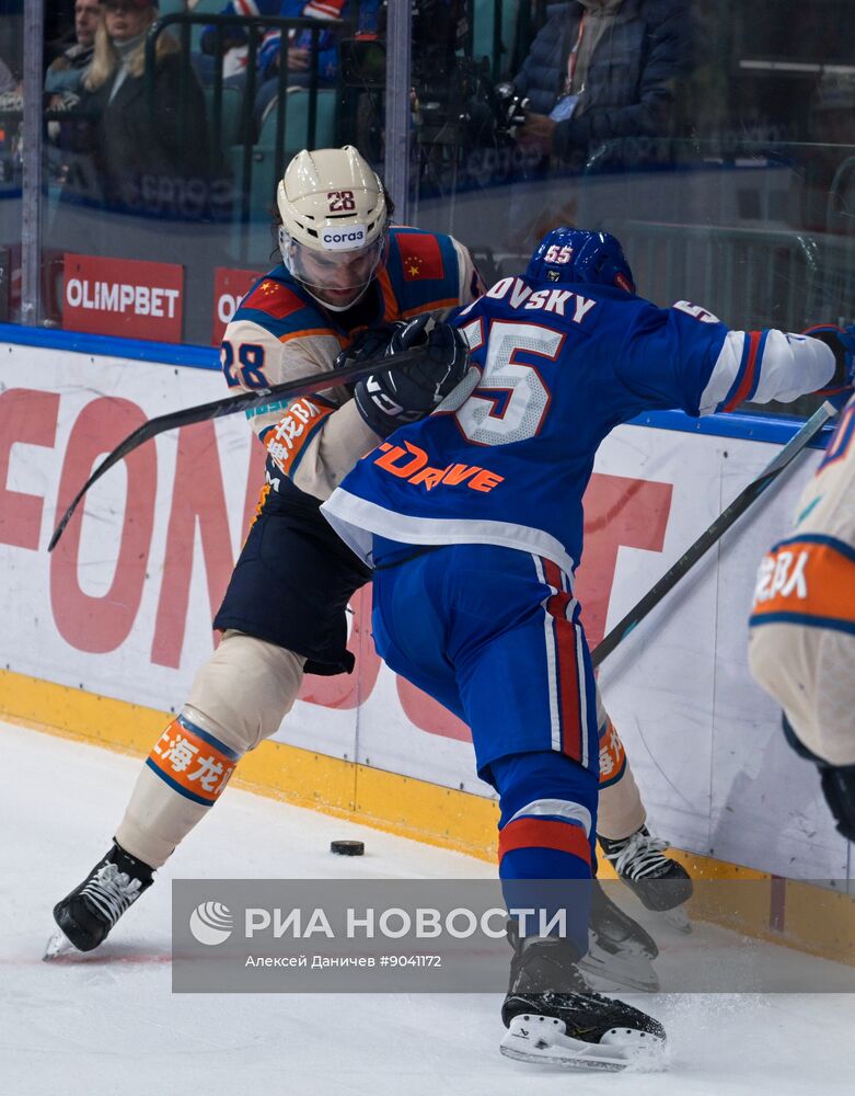 Хоккей. КХЛ. СКА (Санкт-Петербург) – "Драконы" (Шанхай)
