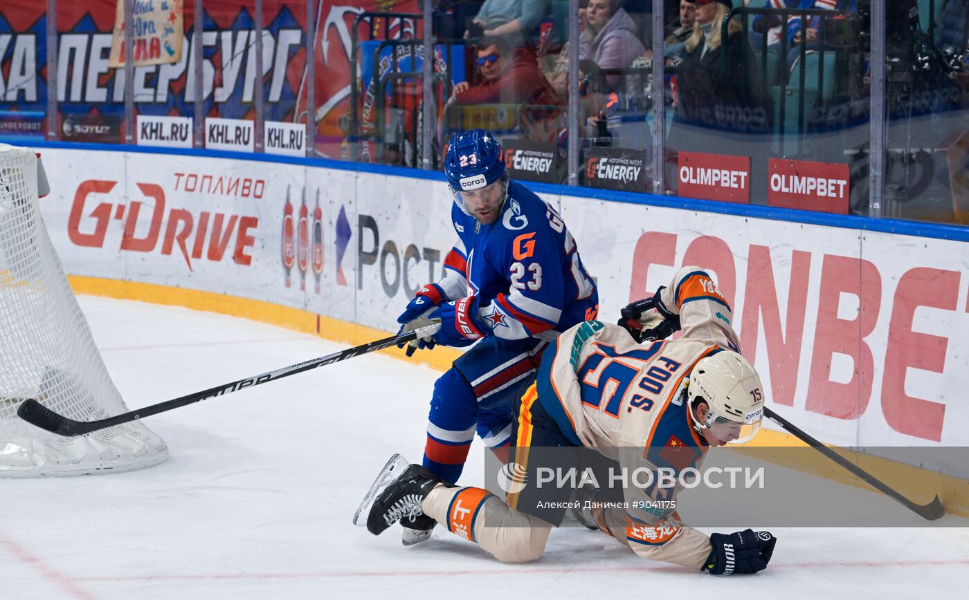 Хоккей. КХЛ. СКА (Санкт-Петербург) – "Драконы" (Шанхай)