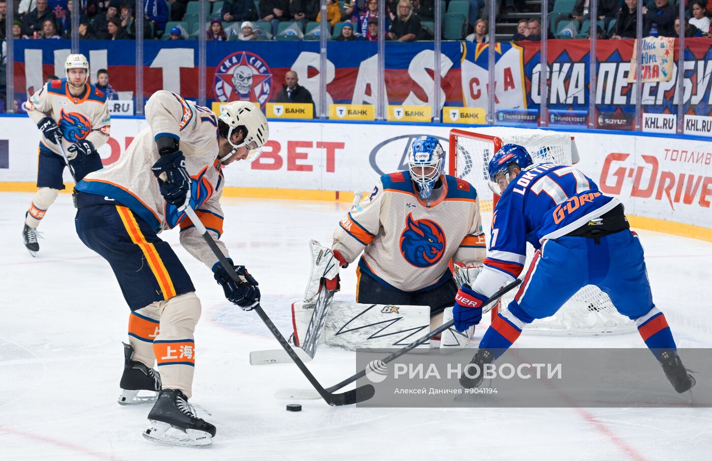 Хоккей. КХЛ. СКА (Санкт-Петербург) – "Драконы" (Шанхай)