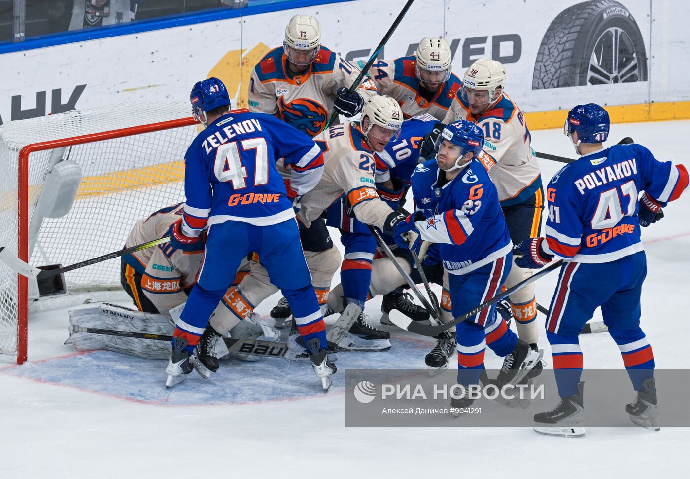 Хоккей. КХЛ. СКА (Санкт-Петербург) – "Драконы" (Шанхай)