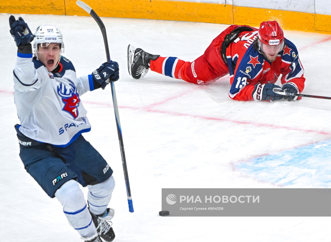 Хоккей. КХЛ. ЦСКА (Москва) - "Торпедо" (Нижний Новгород)