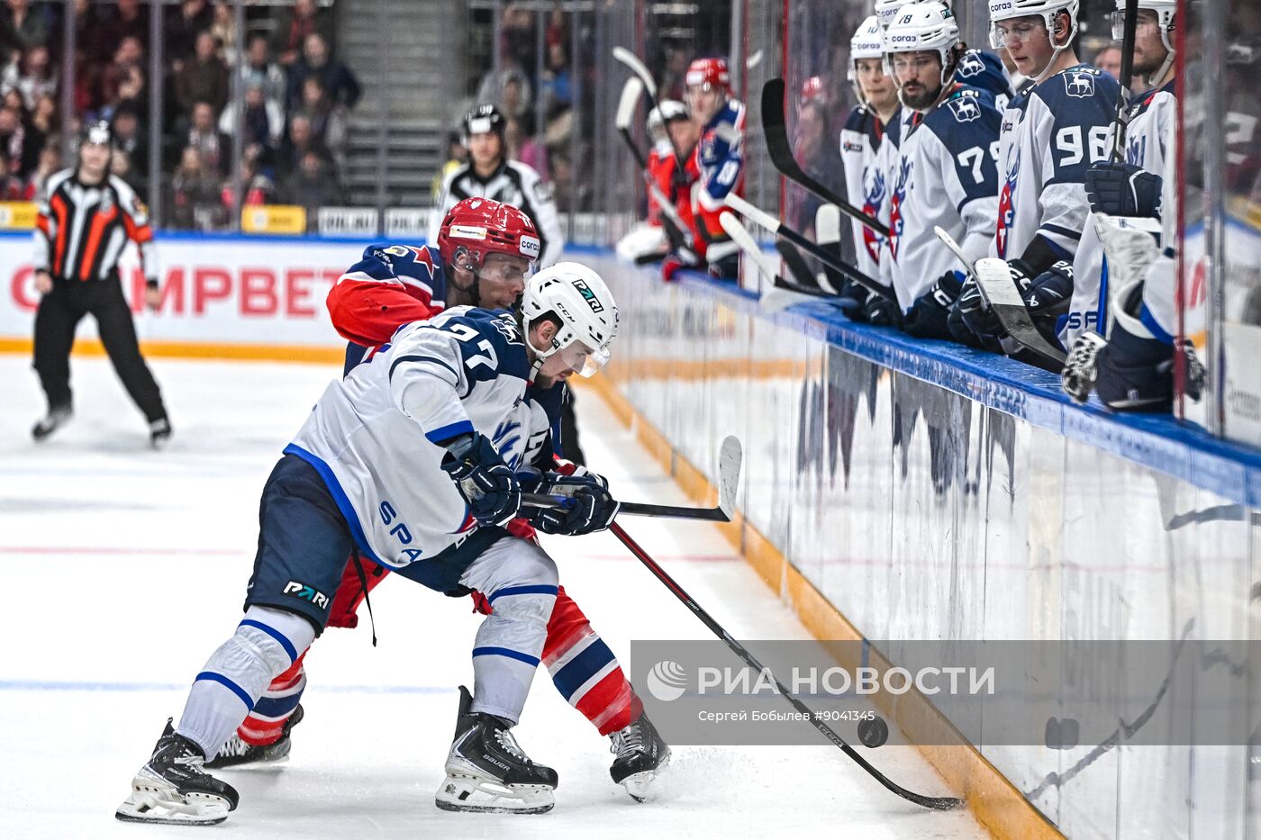 Хоккей. КХЛ. ЦСКА (Москва) - "Торпедо" (Нижний Новгород)