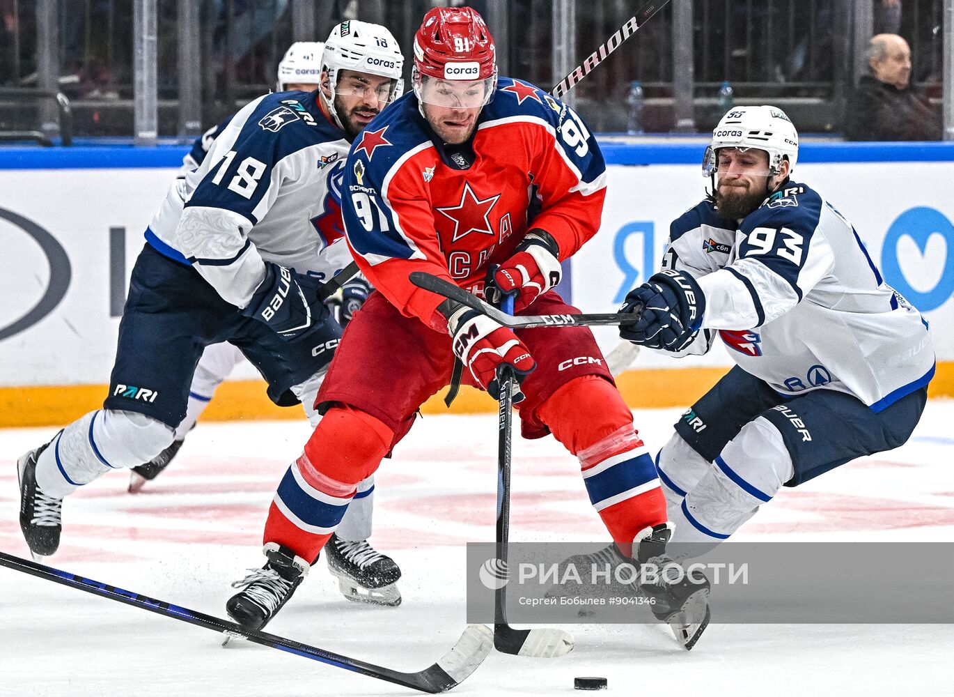 Хоккей. КХЛ. ЦСКА (Москва) - "Торпедо" (Нижний Новгород)