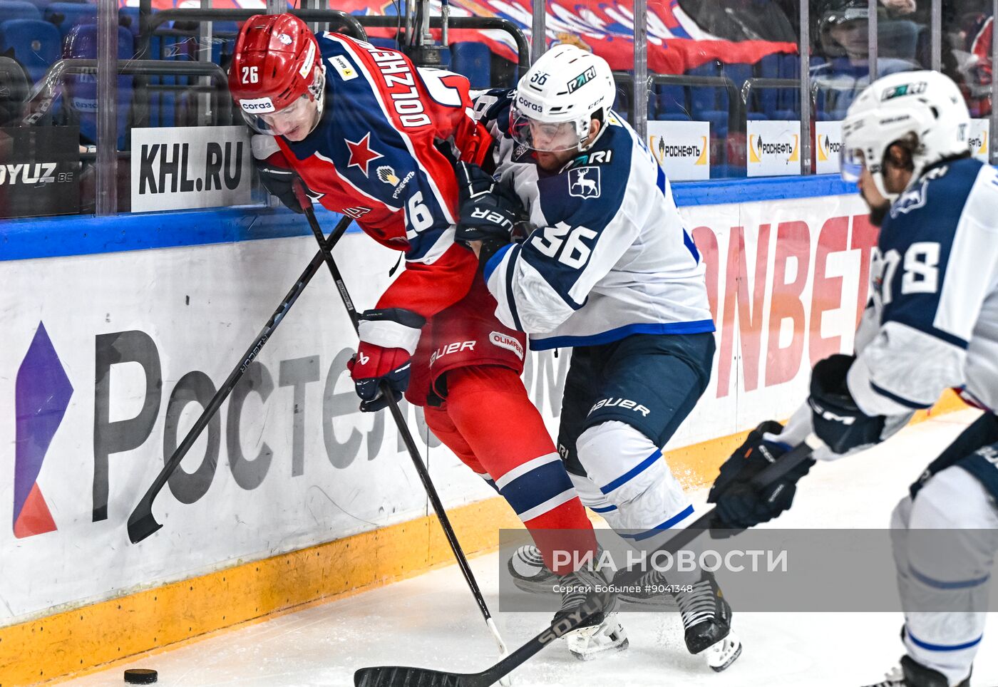 Хоккей. КХЛ. ЦСКА (Москва) - "Торпедо" (Нижний Новгород)