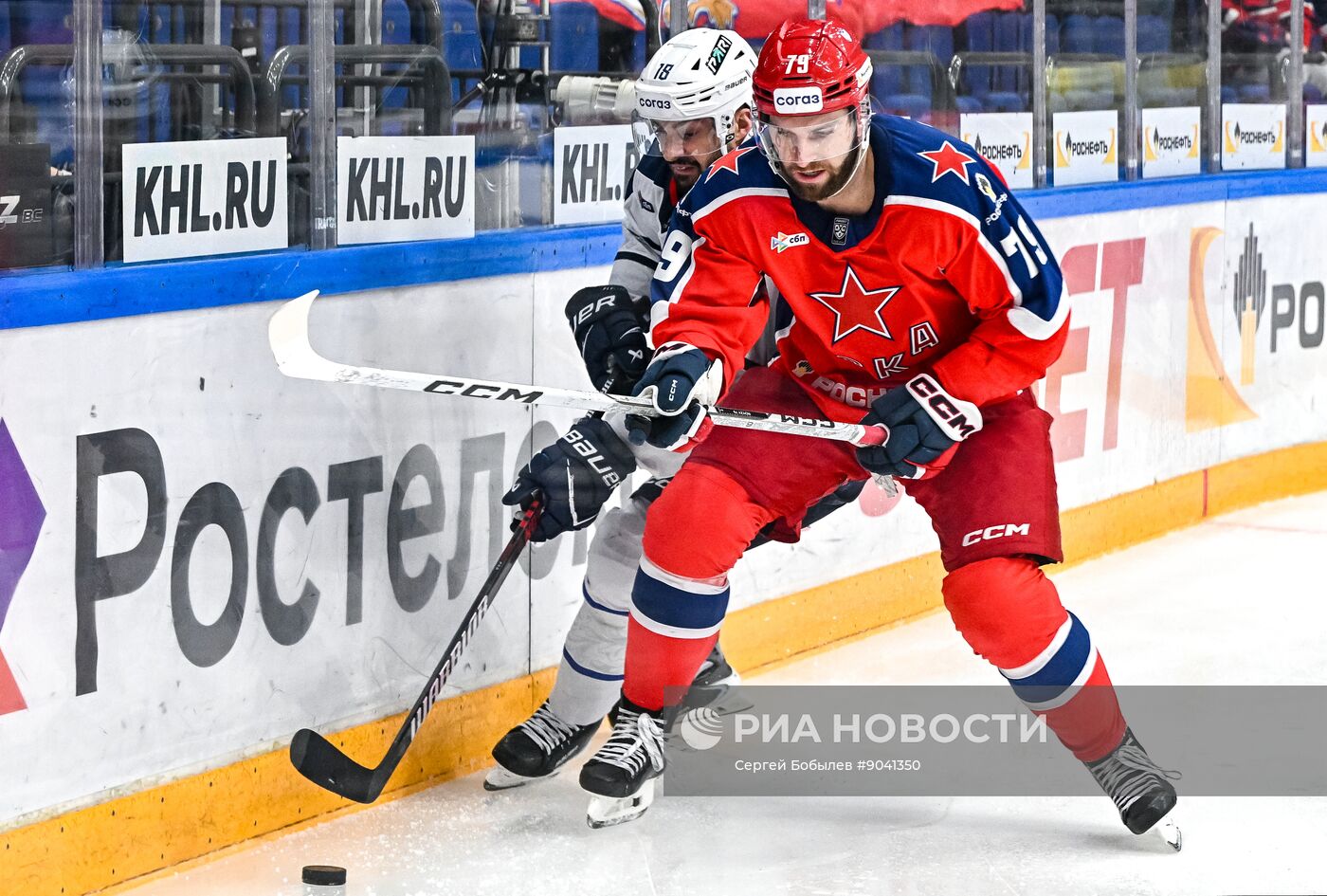 Хоккей. КХЛ. ЦСКА (Москва) - "Торпедо" (Нижний Новгород)