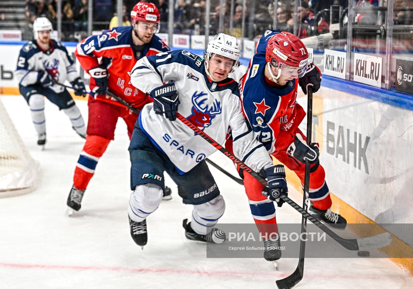 Хоккей. КХЛ. ЦСКА (Москва) - "Торпедо" (Нижний Новгород)