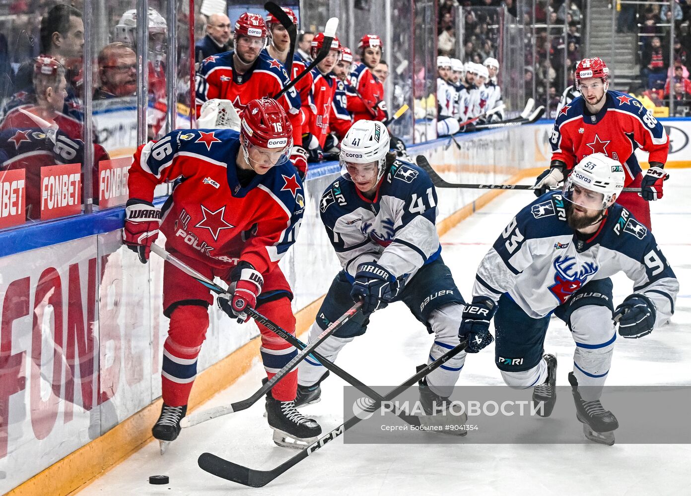 Хоккей. КХЛ. ЦСКА (Москва) - "Торпедо" (Нижний Новгород)