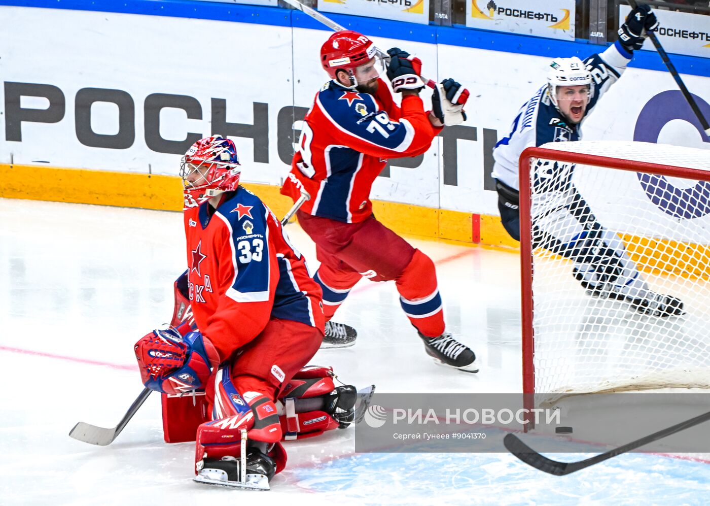 Хоккей. КХЛ. ЦСКА (Москва) - "Торпедо" (Нижний Новгород)