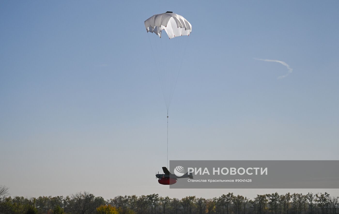 Боевая работа расчета БПЛА "Орлан-10" группировки "Центр"