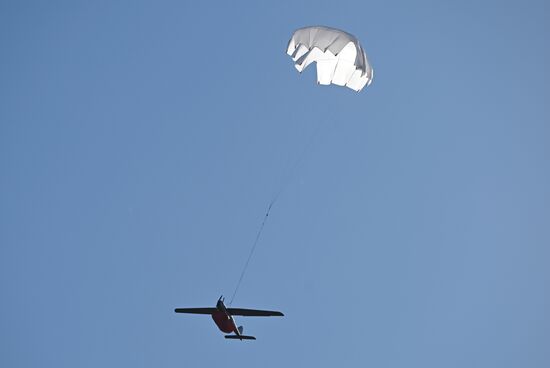 Боевая работа расчета БПЛА "Орлан-10" группировки "Центр"