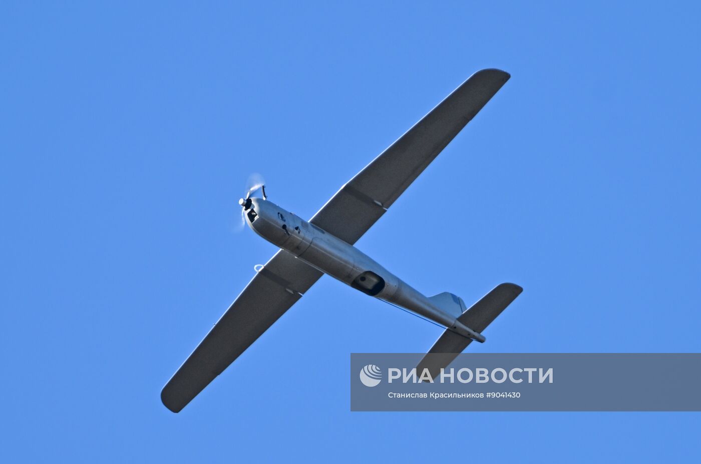 Боевая работа расчета БПЛА "Орлан-10" группировки "Центр"