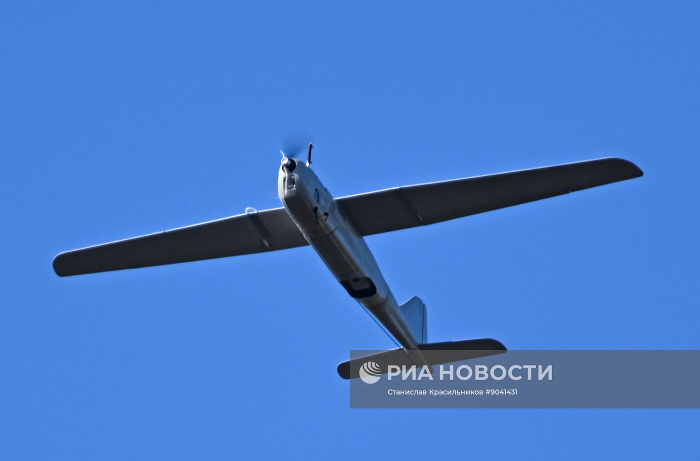 Боевая работа расчета БПЛА "Орлан-10" группировки "Центр"