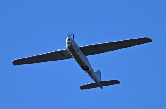 Боевая работа расчета БПЛА "Орлан-10" группировки "Центр"