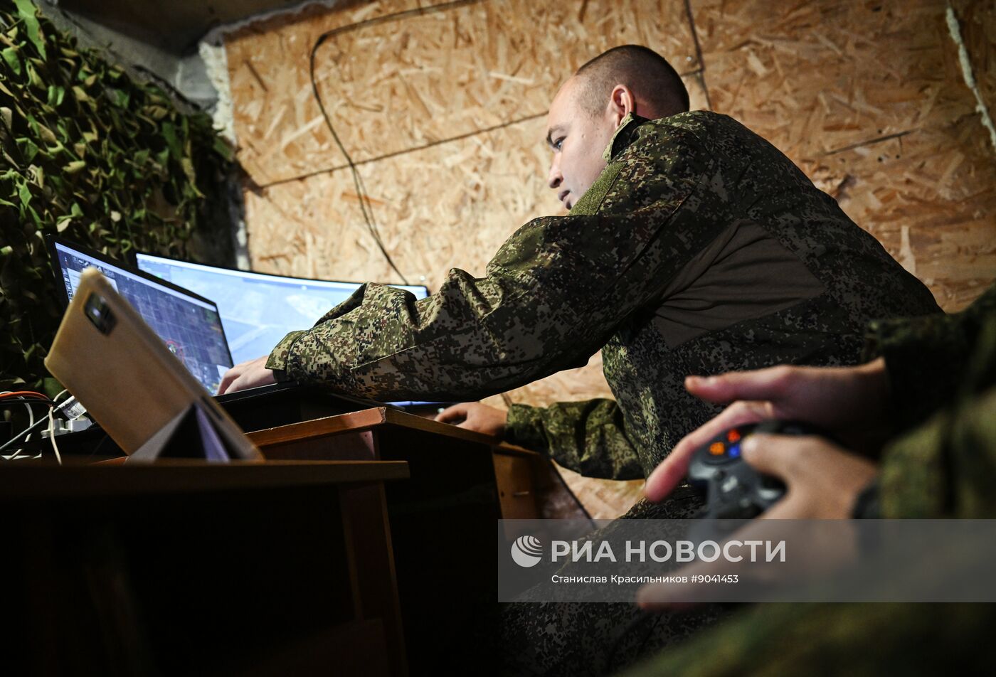 Боевая работа расчета БПЛА "Орлан-10" группировки "Центр"