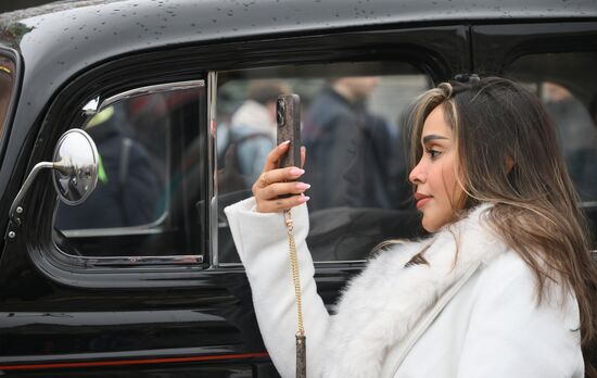 Выставка в честь годовщины парада 1941 г. на Красной площади 