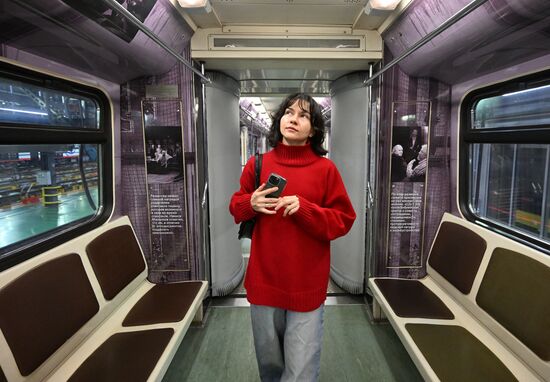 Запуск тематического поезда, посвященного 80-летию Никиты Михалкова