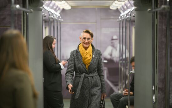 Запуск тематического поезда, посвященного 80-летию Никиты Михалкова