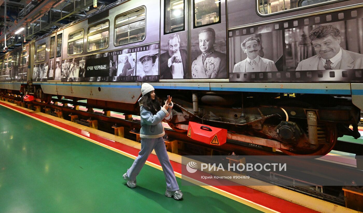 Запуск тематического поезда, посвященного 80-летию Никиты Михалкова