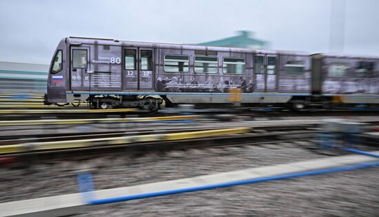 Запуск тематического поезда, посвященного 80-летию Никиты Михалкова