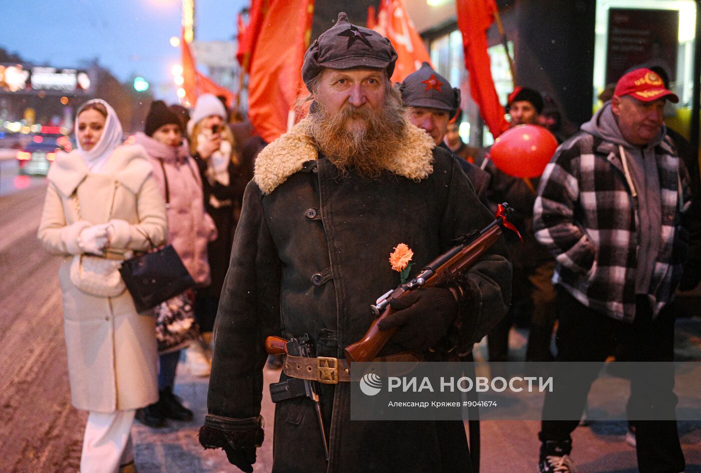 Празднование годовщины Великого Октября