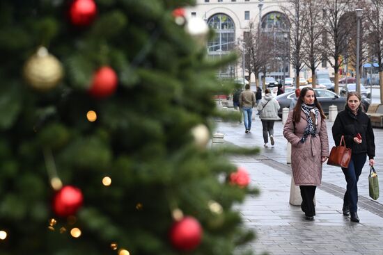 Украшение Москвы к Новому году