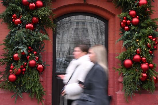 Украшение Москвы к Новому году