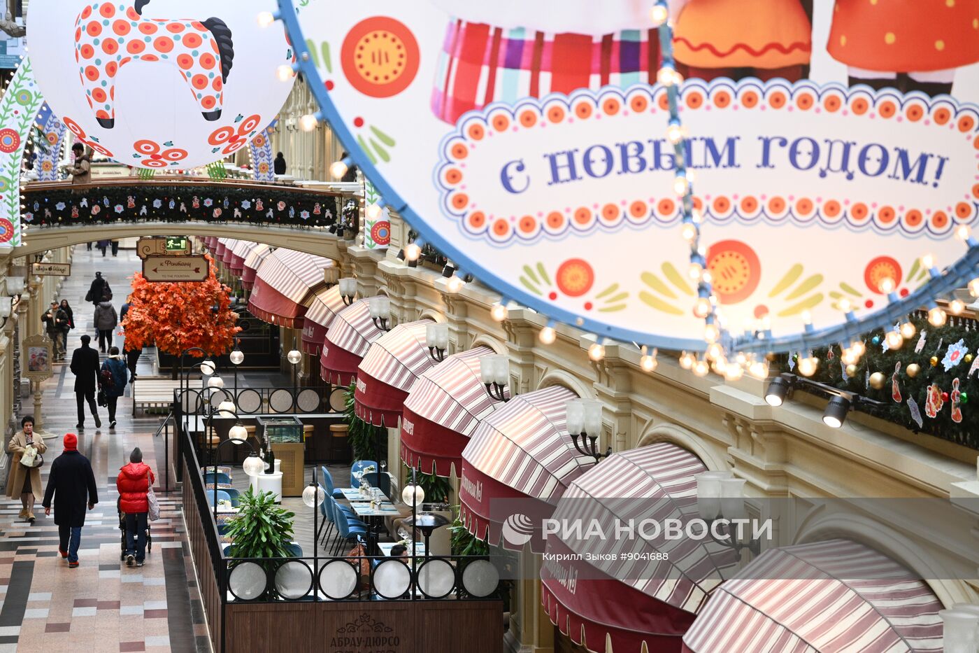 Украшение Москвы к Новому году