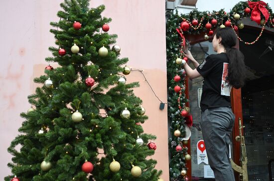 Украшение Москвы к Новому году