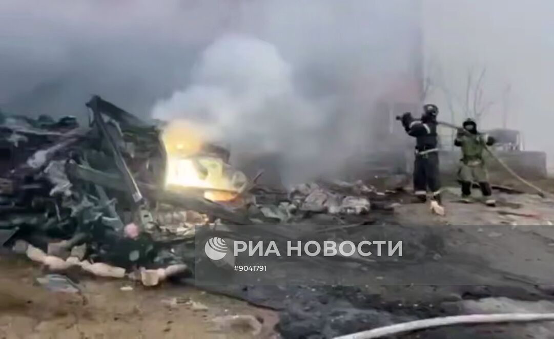 Падение вертолета в Дагестане