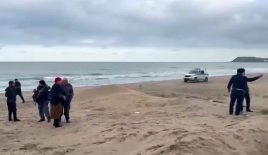 Падение вертолета в Дагестане