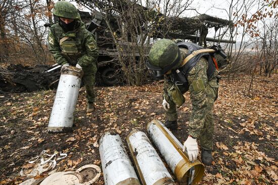 Боевая работа самоходной пушки 2С7 "Пион" группировки "Запад"