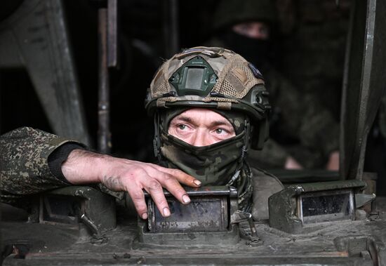 Боевая работа самоходной пушки 2С7 "Пион" группировки "Запад"