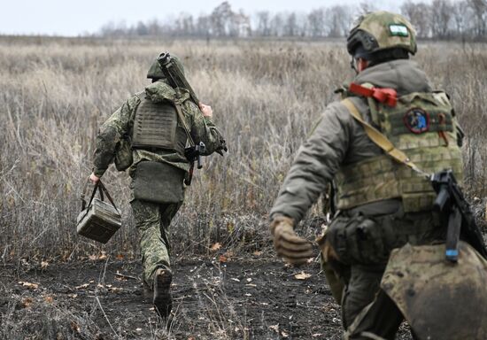 Боевая работа самоходной пушки 2С7 "Пион" группировки "Запад"