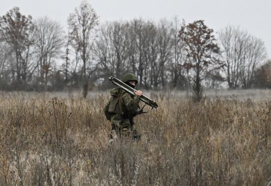 Боевая работа самоходной пушки 2С7 "Пион" группировки "Запад"