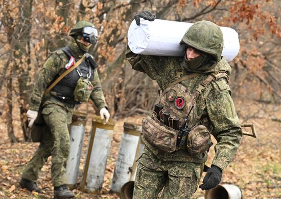 Боевая работа самоходной пушки 2С7 "Пион" группировки "Запад"