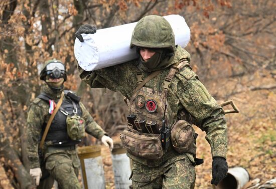 Боевая работа самоходной пушки 2С7 "Пион" группировки "Запад"