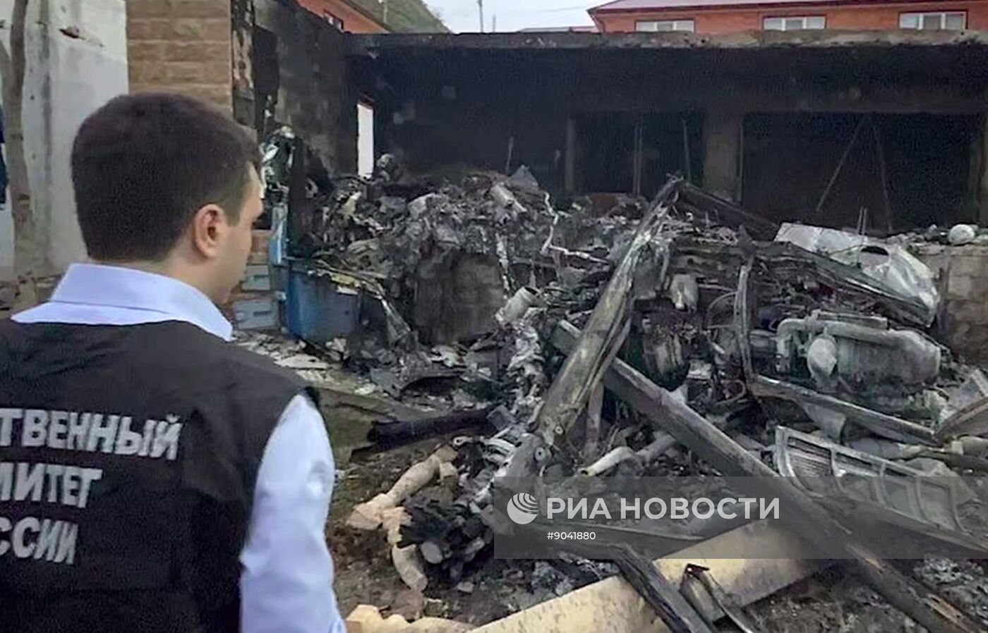 Падение вертолета в Дагестане